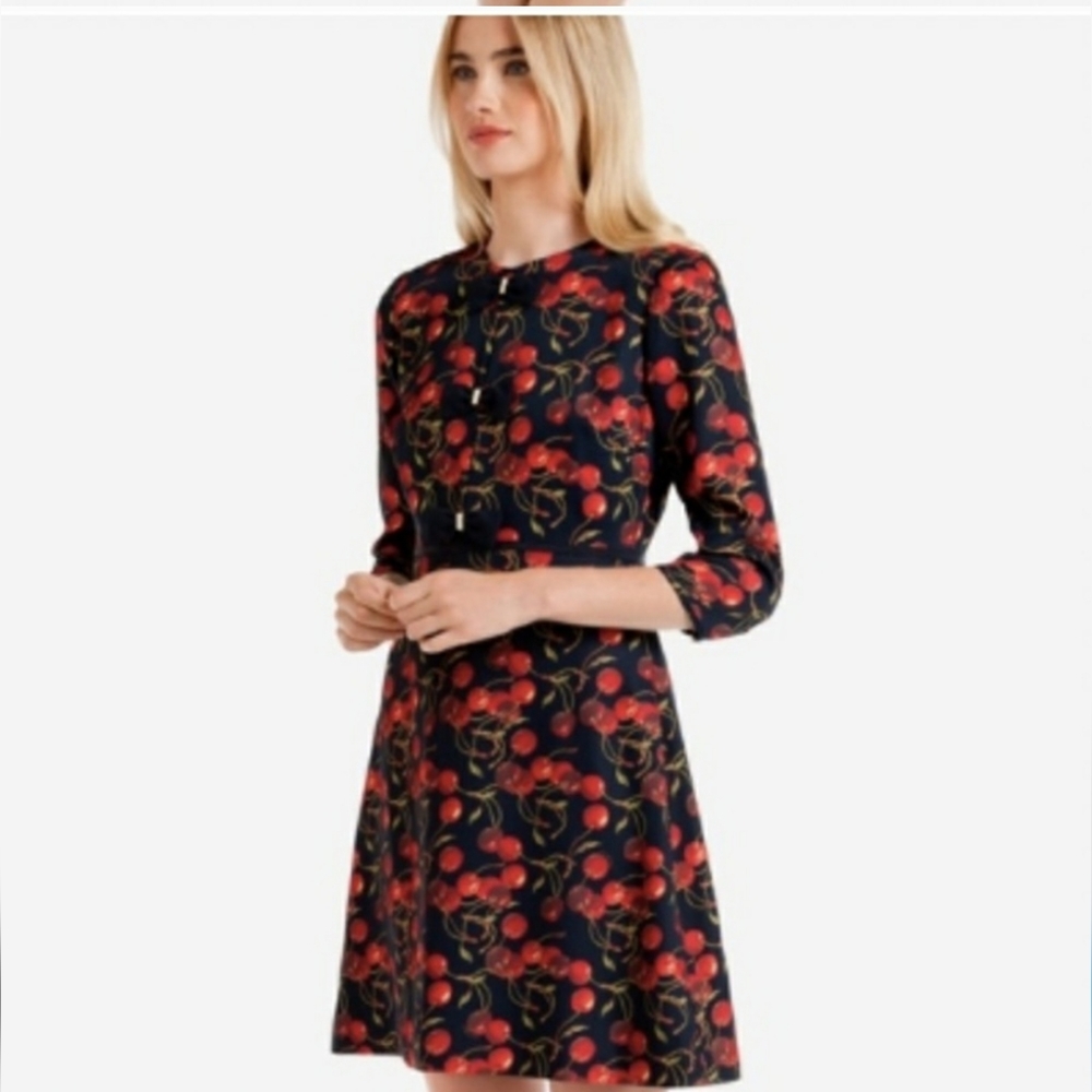 Ted Baker Cherry Print Dress Ted Baker Size 5